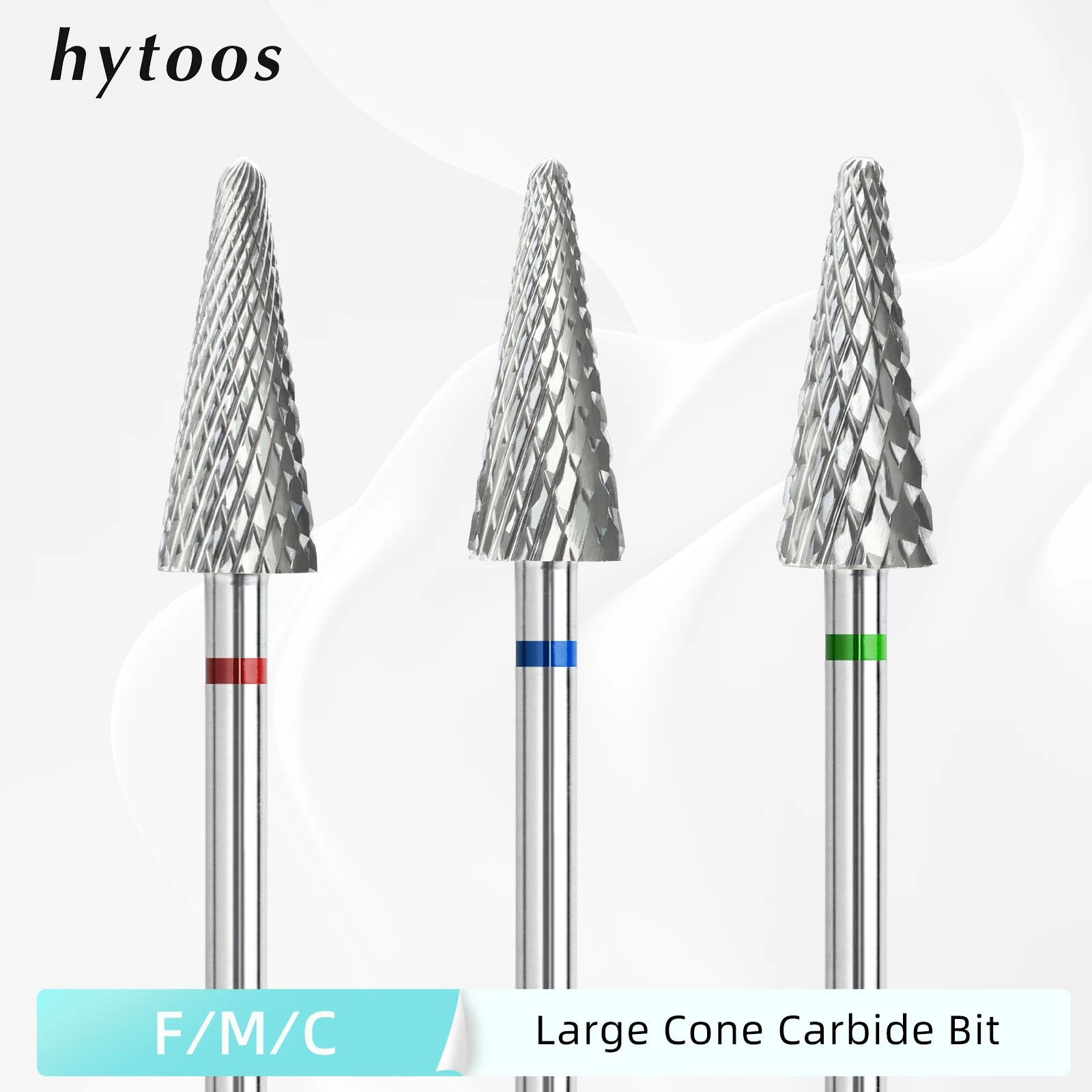 Cone Shape Nail Drill Bit Carbide 3/32" Milling Cutter For Manicure Rotary Burr Electric Drill Accessories Tool