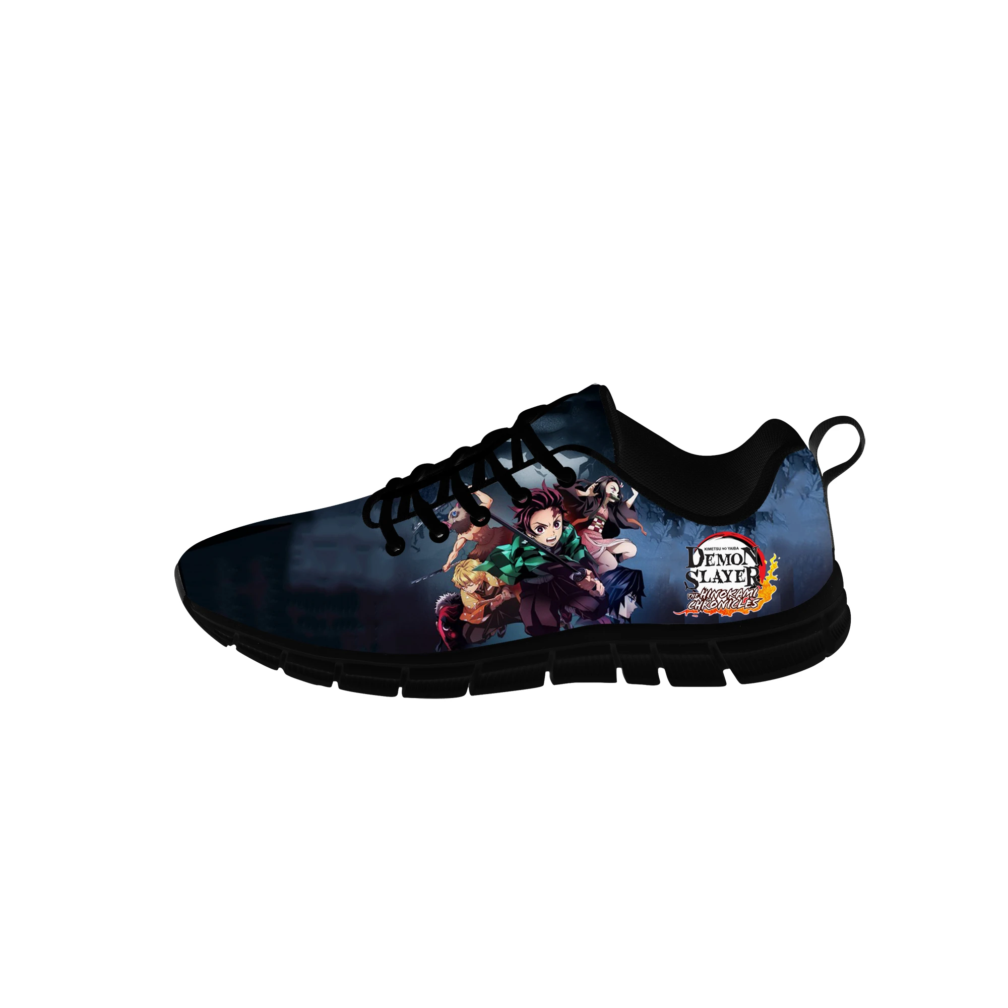 Zapatillas de deporte de Anime japonés Demon Slayer para hombre y mujer, zapatos informales de lona con estampado 3D de dibujos animados, zapatos ligeros Cosplay|Zapatos de hombre| - AliExpress