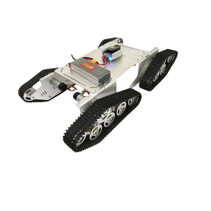 

ESP8266 WiFi trolley, intelligent chassis, large load WALL-E robot car