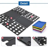Clothes Folding Board Plastic T shirt Laundry Folder Clothes Garment Organizer Easy and Fast for Kid Children Adults 2