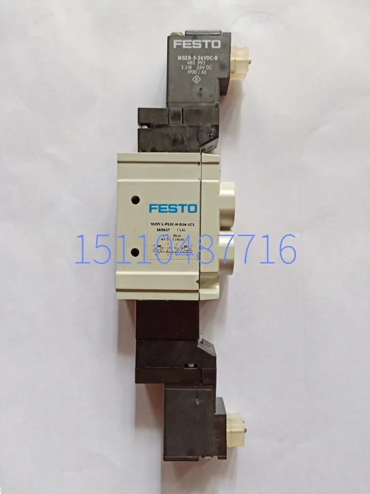 

FESTO Электромагнитный клапан Festo 545427 VUVY-F-L-P53C-H-G14-1C1 оригинальная точка.