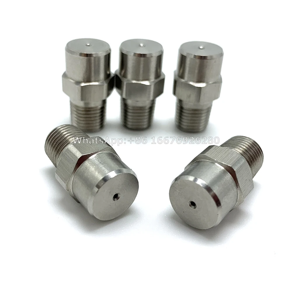 Spray nozzle garden spray nozzle 1/8" BSPT Male Hole 1.6mm 304 Stainless Steel Solid Cone Spray Nozzle For Dedusting Cooling