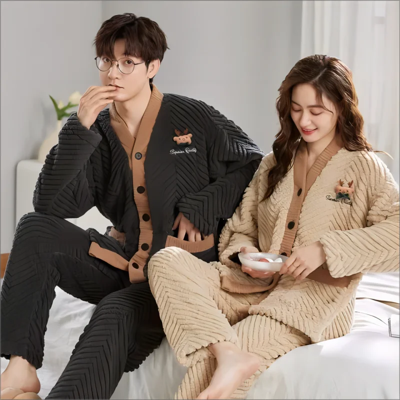 Women Winter Sleepwear Set 2 Pieces