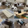 Japanese Floor Table, Vintage Tea Table Low Table,Rectangular Style Tatami Table, or Sitting on The Floor Accent Furniture (Colo 5