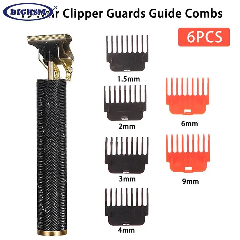T9 헤어 클리퍼 가드 가이드 빗 트리머 커팅 가이드, 스타일링 도구 부착 호환, 1.5mm, 2mm, 3mm, 4mm, 6mm, 9mm