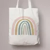 Rainbow Lady Canvas Shopping Tote Bag Shoulder Bag Lady Handbag Simple Fashion Large-capacity Shopping Bag Woman 4