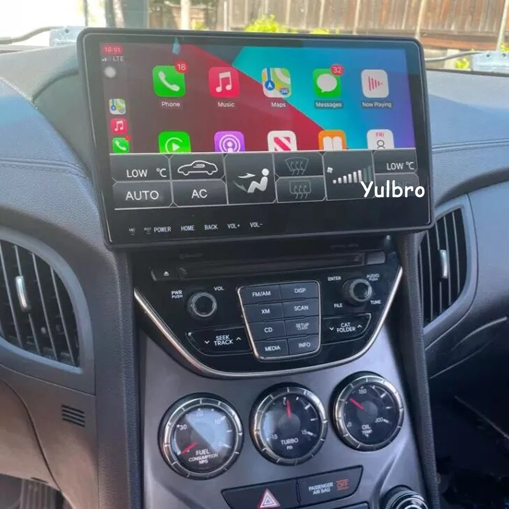 Фото Мультимедийная система для Hyundai Genesis Coupe, мультимедийный плеер на Android, с Gps, для Hyundai Genesis, типоразмер 2 DIN №3