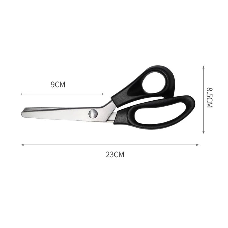 Tailor Scissors 3/5/7mm Zigzag / Wavy Lace Dressmaker Fabric Shears Stainless Steel Hand Scissors DIY Necessary Sewing Tools