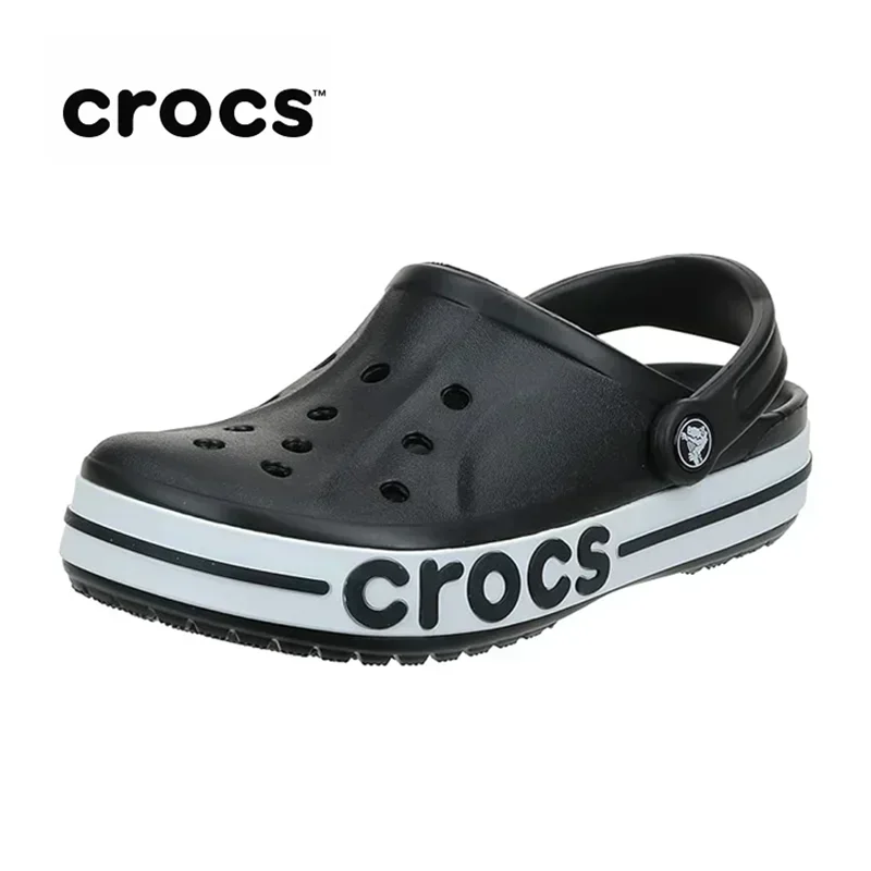 Closed toe sandals Original Crocs Bayaband Clog Casual Unisex Closed-Toe Slip-Ons Outdoor Men Breathable Beach Shoes