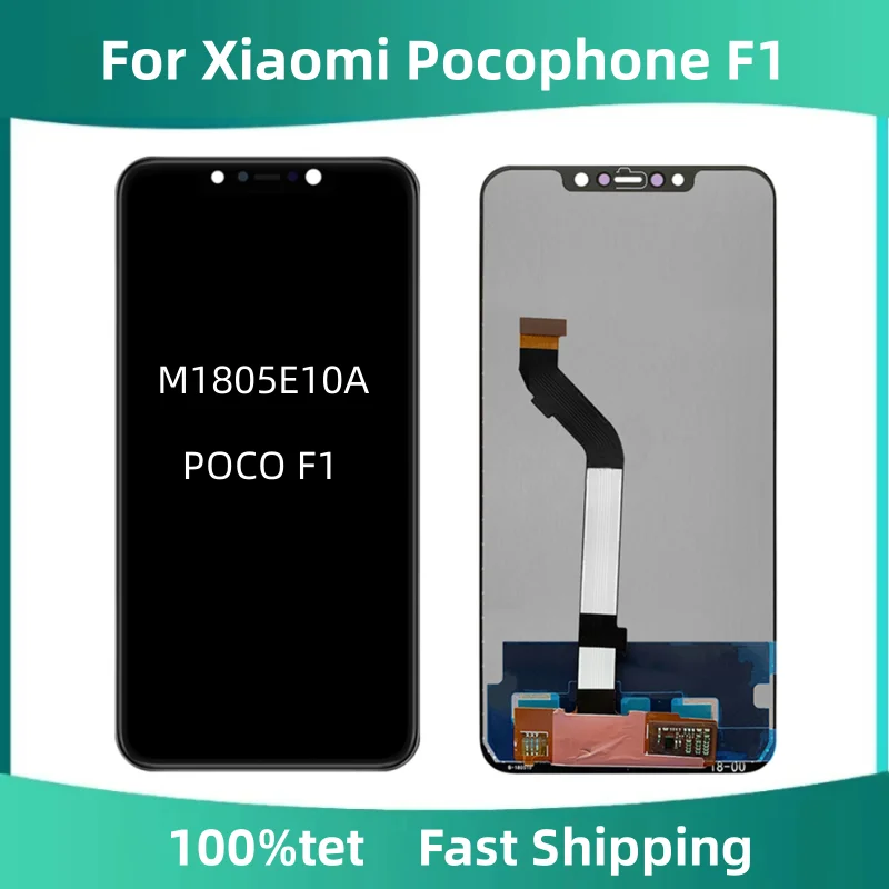 

6.18" For Xiaomi Pocophone F1 POCO F1 Display Touch Screen Digitizer Assembly For Xiaomi PocophoneF1 LCD