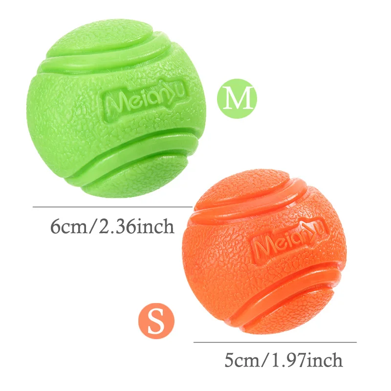 Pet Dog Ball Chew Toys Funny Bouncy Rubber Solid Ball for Small Large Dog Toys Outdoor Throwing Training Toys Supplies 3