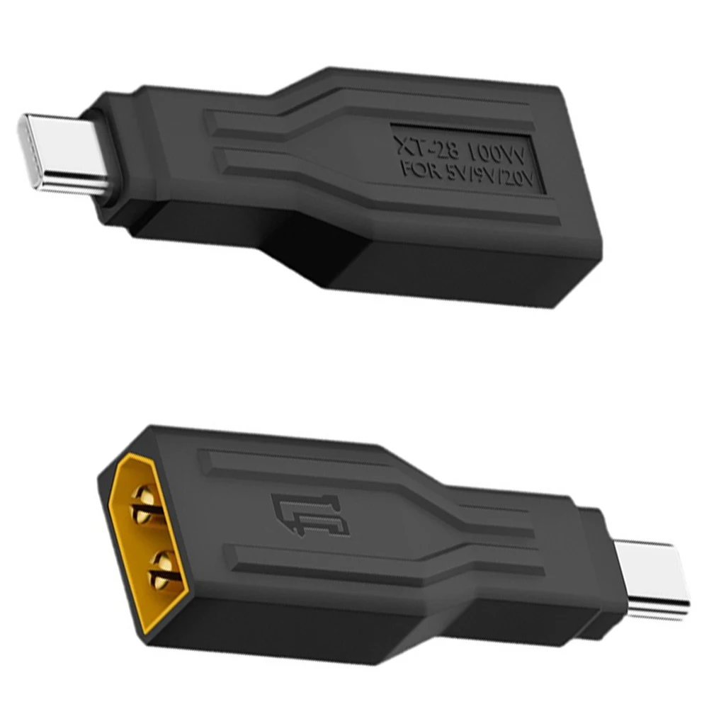 100W Type C Adapter For XT60 Fast Charging USB-C Extension Connector Type-C Charging DC To Energy Storage Battery