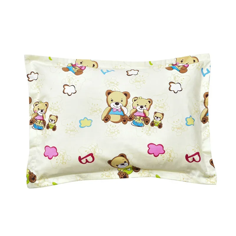 26*36CM 100% Cotton Baby Pillowcase kids pillow case Animal infant Newborns pillow cover Cartoon Children Pillowcase boys girls