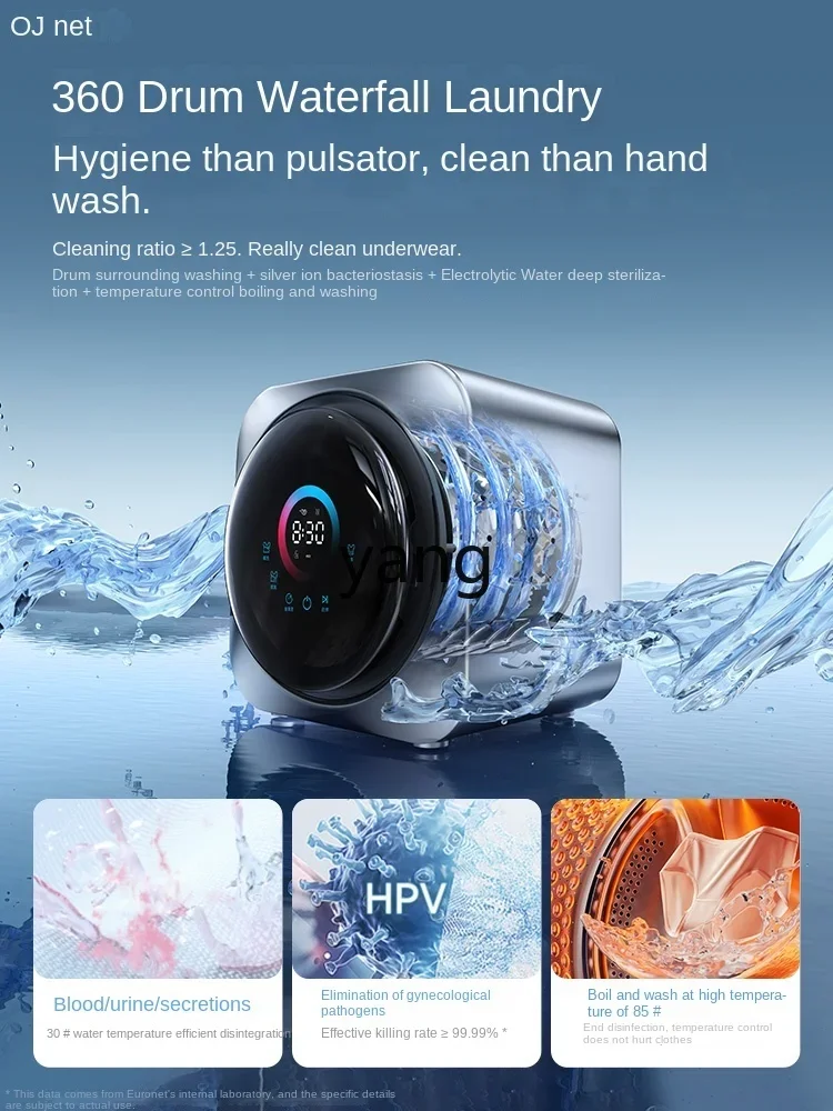 L'm'm Washing Machine Drum Small Mini Wall-Mounted Automatic Washing and Drying All-in-One Machine 2