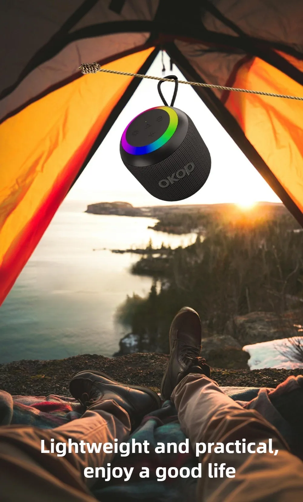 Tragbarer Bluetooth Lautsprecher Mit Erstklassiger Klangqualität_voghion.com