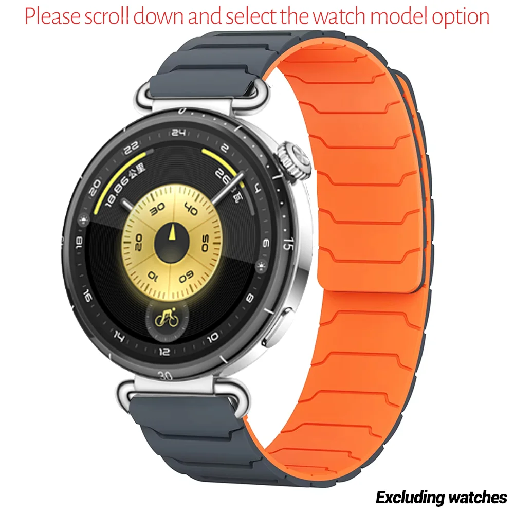 Magnetic Silicone Watch Strap - Adjustable Multi-Size Wristband Accessory