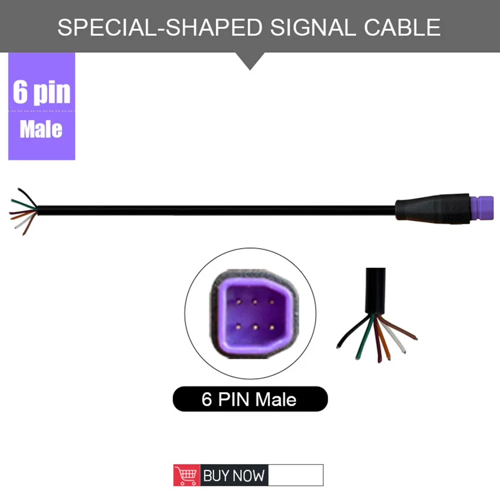 Ebike Geformter Stecker 2/3/4/5/6 Pin Kabel Heißer Verkauf Wasserdichter Stecker Signalleitung Verlängerungskabel Heißer Verkauf Julet Stecker – Detail 10