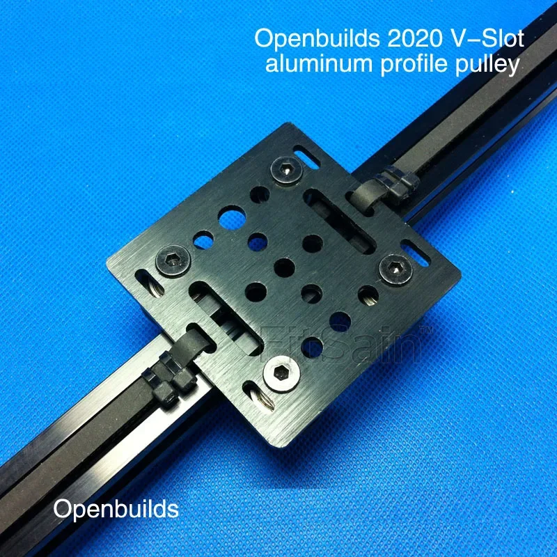 2020 V 슬롯 알루미늄 프로파일 휠, 3D 프린터 부품, 오픈 빌드 V 갠트리 플레이트, 특수 슬라이드 플레이트 도르래