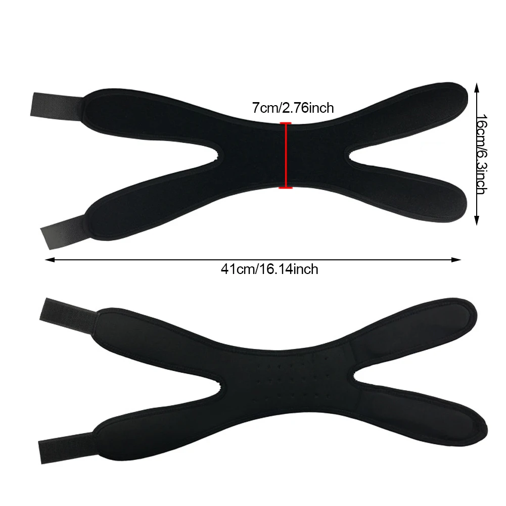 1Pc Pressurized Knee Wrap Sleeve Support Bandage Pad Elastic Braces Knee Hole Kneepad Safety For Basketball  Cycling