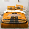 Retro Dodge SRT Hellcat Racing comforter bedding sets queen bedding set duvet cover Children's room bed pillowcase quilt cover 5