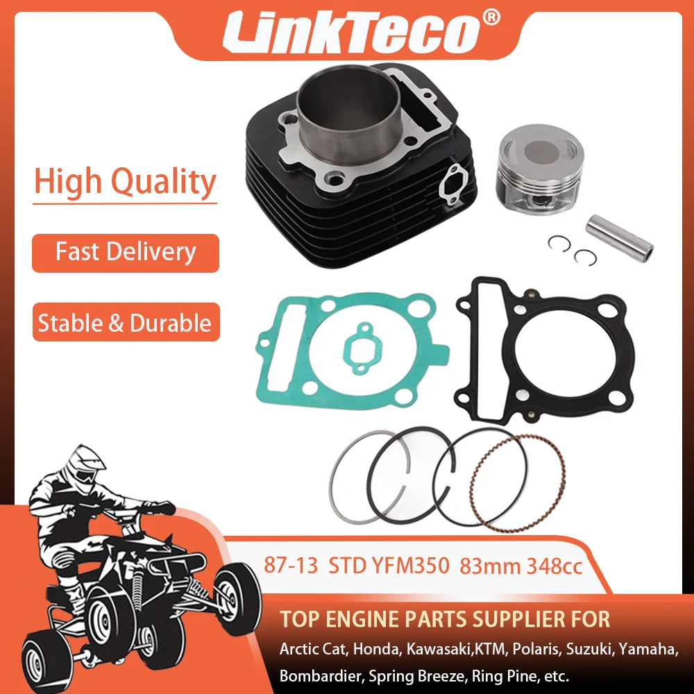 Niche Cylinder Wiseco 10.25:1 Piston Gasket Kit for Yamaha Warrior 351 (83mm) MK1012027