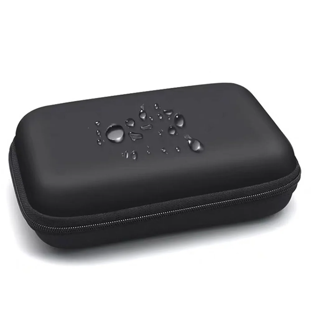 Borsa Organizer da Viaggio, Custodia Portatile Multifunzionale per Cavi, Caricabatterie, Disco Rigido, Auricolari, Nera - immagine 4