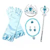 Girls Elsa Wig Kids Cosplay Snow Queen 2 Elza Anna Braid Hair Children Carnival Halloween Birthday Princess Party Accessories 5