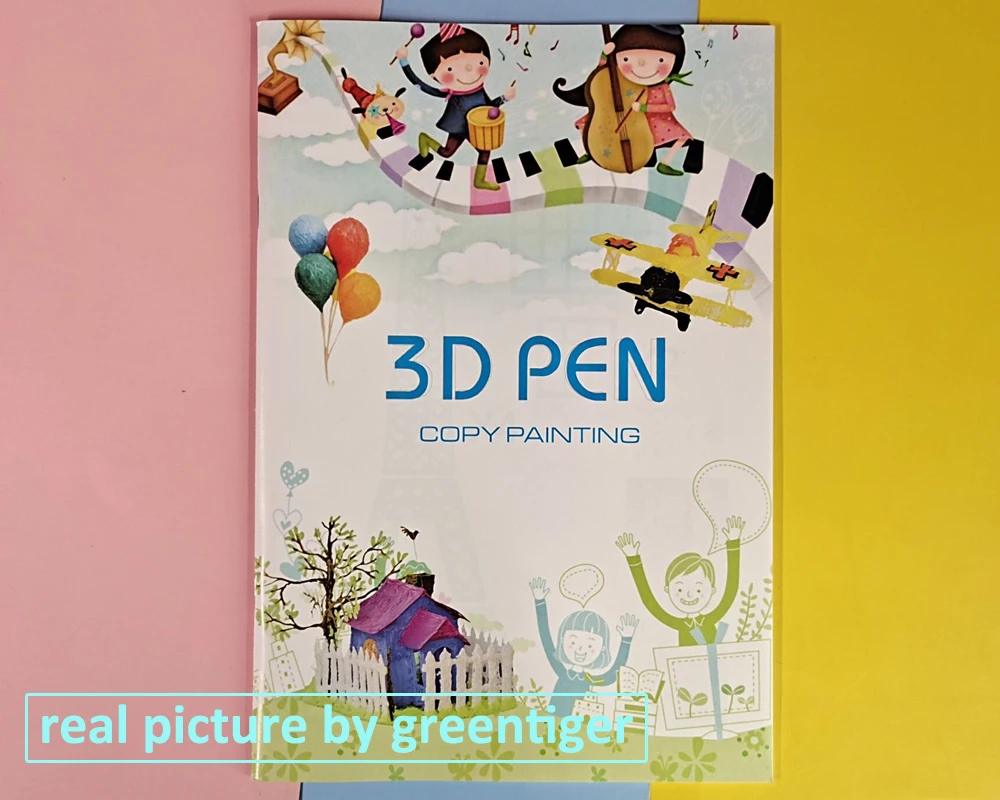 20pages Random Drawing Album Book Special Paper Mold Template Stencils  Doodle Cartoon 3D Pen Print Pattern For 3D Printing Pen _ - AliExpress  Mobile
