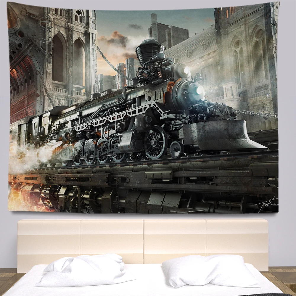 

Steampunk Anime Tapestry Room Tapestry Wall Hanging Wall Tapestry for Home Bedroom Living Room Decorations Tapestry Aesthetics