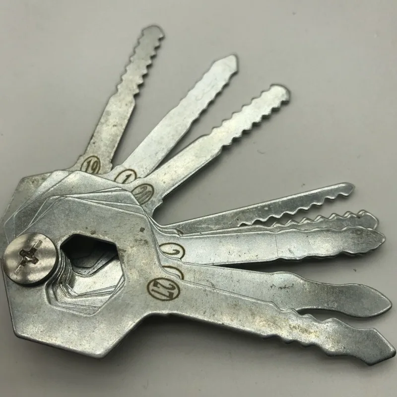 Serrature per schedari per mobili da ufficio, chiavi speciali per apertura del secchio del cassetto, serrature a fessura, cilindri di serratura a chiave, strumenti di apertura - immagine 4