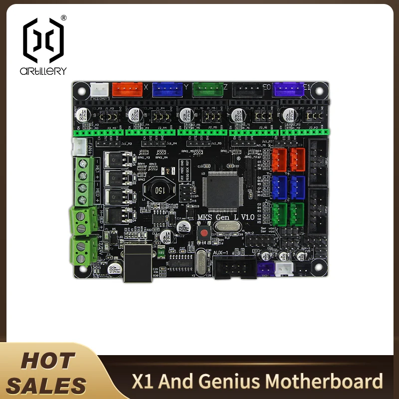 Artillery 3D Printer Sidewinder X1 And Genius Motherboard With Firmware PCB Board Cable Kit 3D Printer Parts