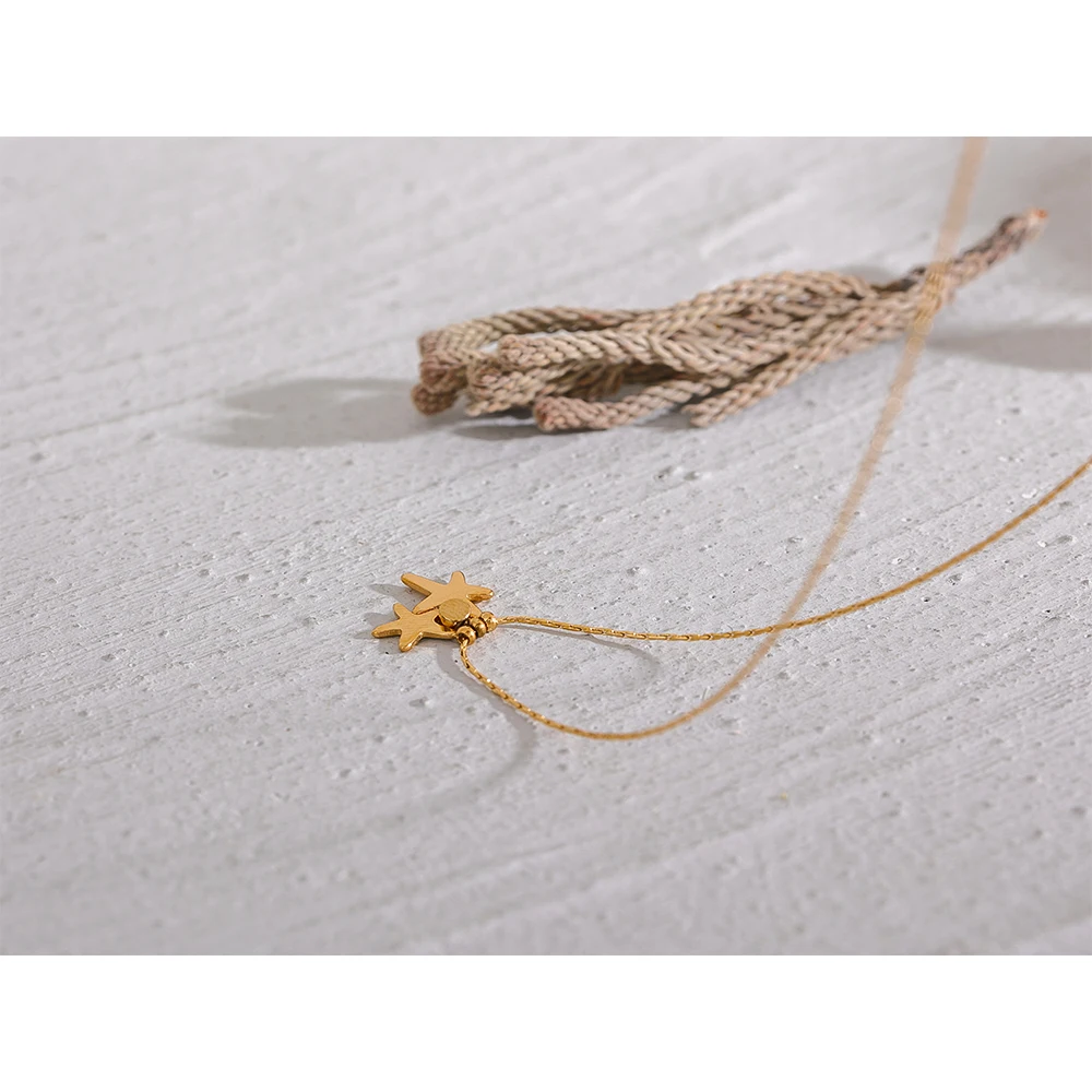 Yhpup Summer Starfish Pendant Necklace