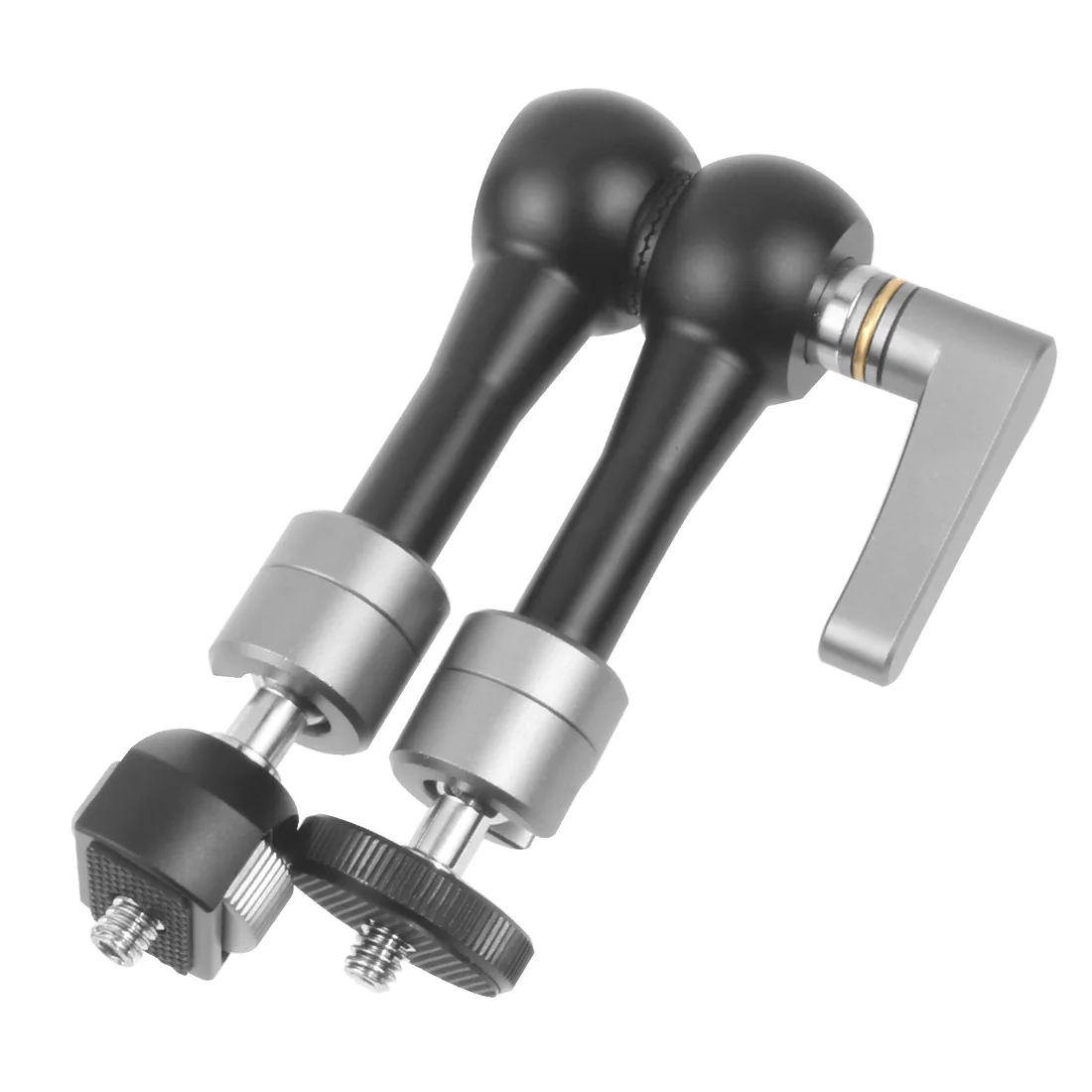 Vielseitige bewegliche Reibungsrosette, magischer Arm, 17,8 cm (11 Zoll, verstellbare Krabbenklauenklemme 1/4 3/8 für SLR-Kamerahalterung, Monitorkäfig-Rig – Detail 32