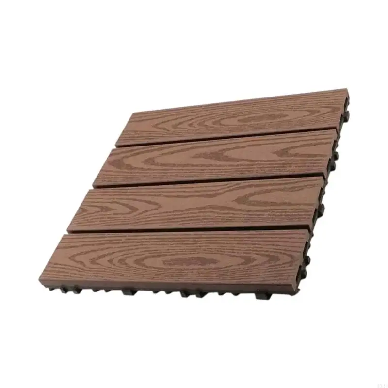 Wasserdichtes Verbundholz -Holzdeckbrett Sonnenbeständiger Spleiß sicherer Bodenbeläge für Kinder Haustier Freien B03E – Detail 8
