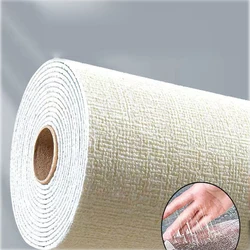 Self-Adhesive Waterproof 3D Wall Panel - 50X1000cm (White-beige)