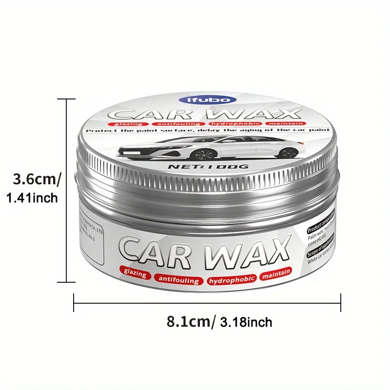 NEW Premium White Car wax – Scratch repair and polishing paste for long-lasting shine and protection for all white vehicles BEST SELLERS