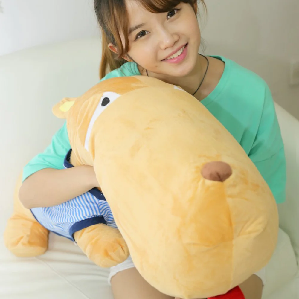 50cm Dog Pillow Gift for Lover Girl Cute Stripper Clothes Love Big Head Stuffed lover Toys Soft Doll Product for Women Cushion