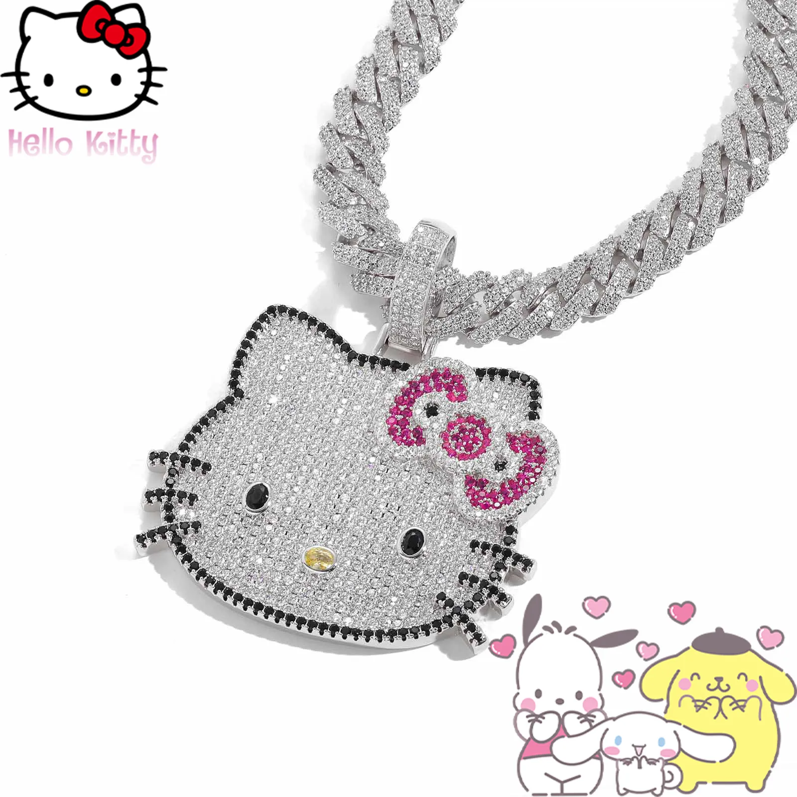 Sanrio Diy Nail Charms Hello Kitty Design Nail Art Mini