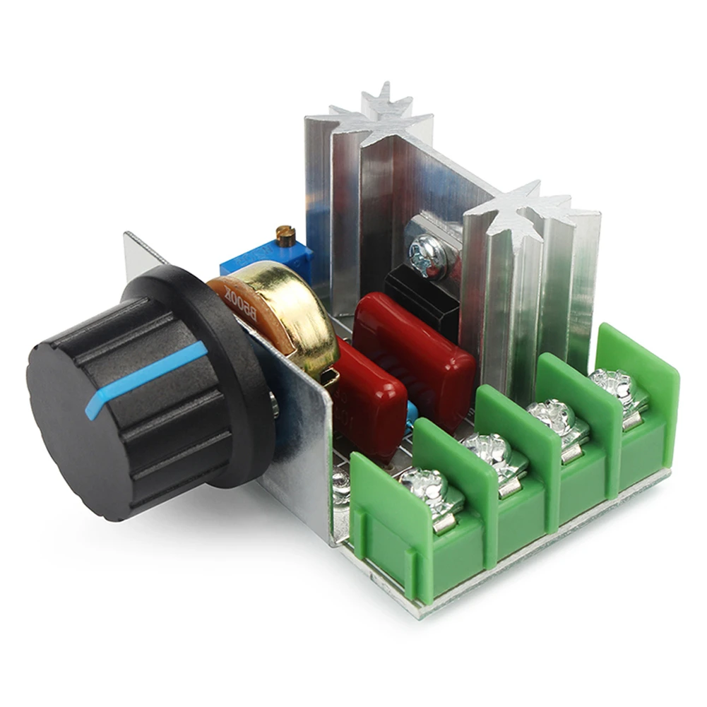 PWM AC Motor Speed Control Controller 2000W(max) SCR Voltage Regulator Adjustable 50-220V 25A LED Dimmers Motor Speed Controller motor speed controller electric motor speed controller