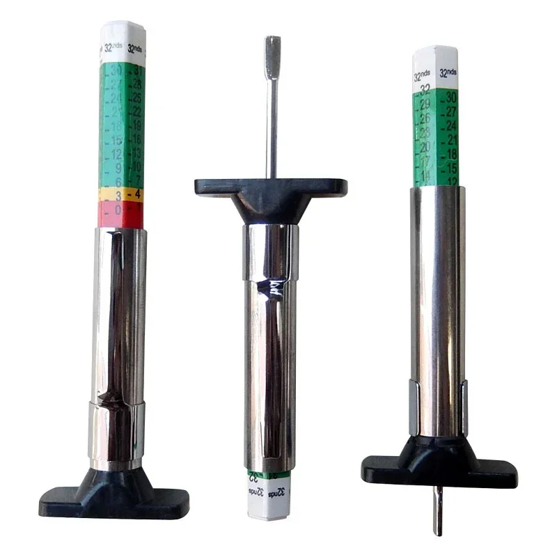 

Ручка для измерения толщины шин автомобиля, Универсальный измеритель глубины протектора шин, измерительный инструмент, калибр, 0-25 мм