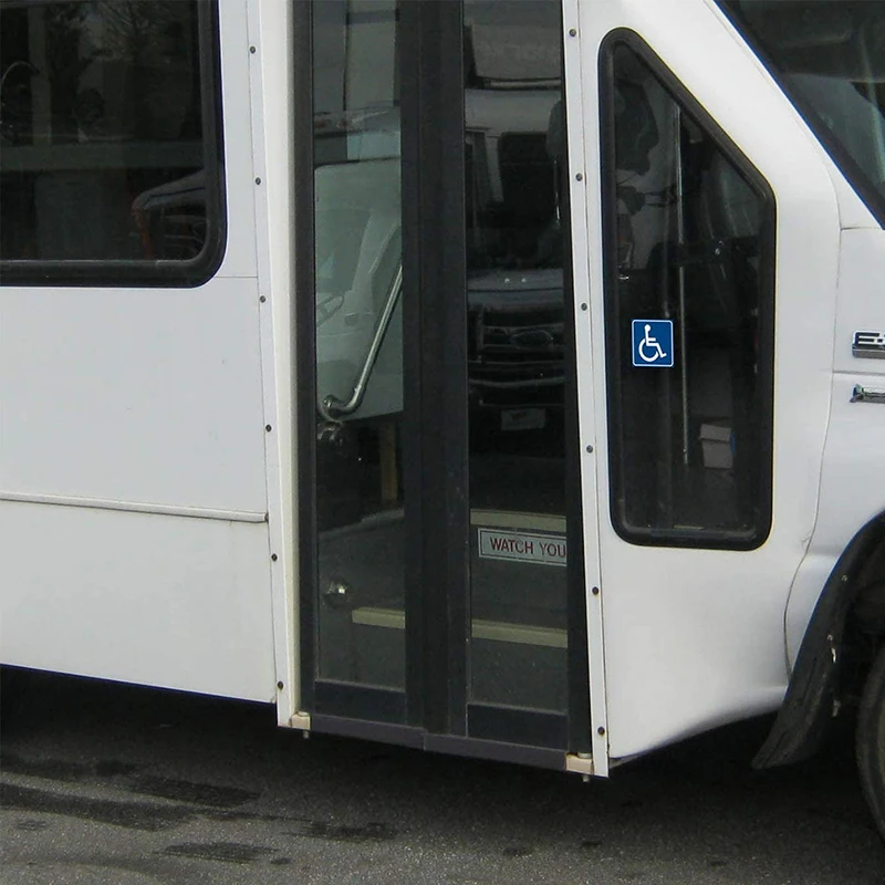 2PC 3in Disabled Sign Disability Mobility Parking Car Sticker PVC Decal for Auto Home Hospital Public Areas equipment 3