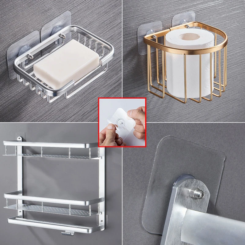 Description Picture 6 of itemPVC Strong Adhesive Nails Hook Transparent Kitchen Bathroom Screw Hook Hanger Wall Poster Waterproof Durable Multi-Purpose Hooks