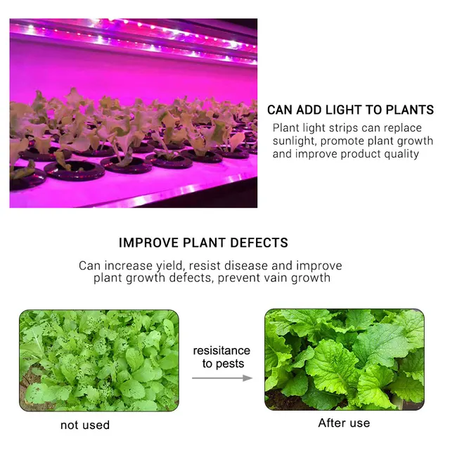 Dc 5V Usb Led Grow Light Teljes Spektrum 0,5-3M Növényi Fénynövekedés Csoport Phyto Lapp Zöldség Virág Palántához Növekszik - Image 5