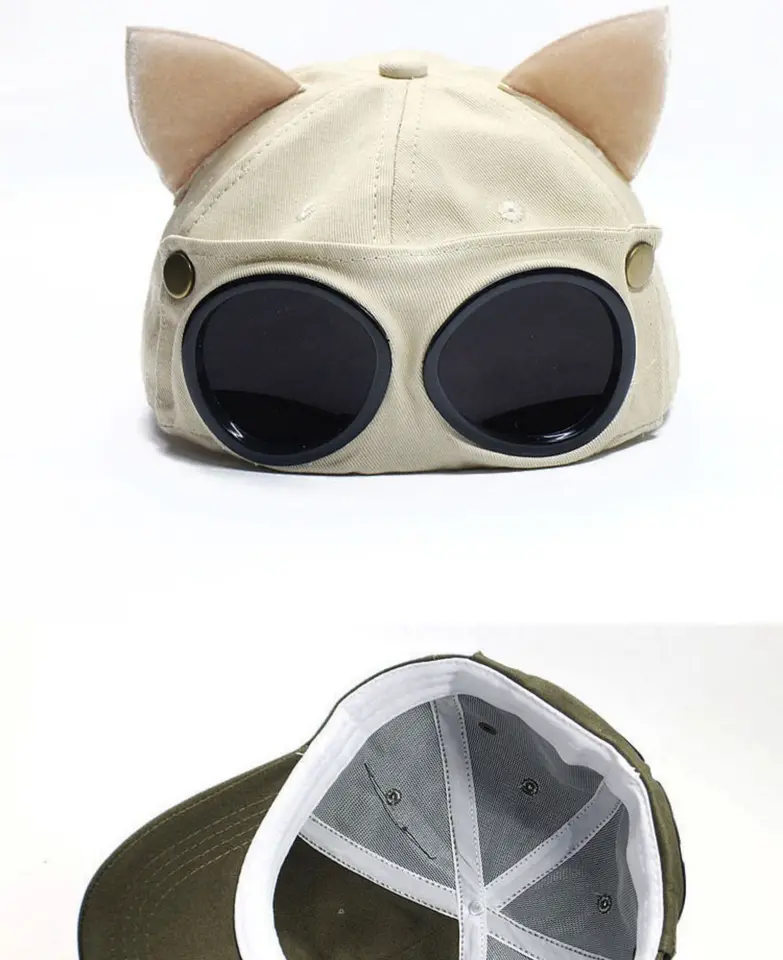 Casquette Baseball Avec Oreilles De Chat - Velours Côtelé, Réglable 56-59cm - Style Décontracté Pour Femmes Et Ados