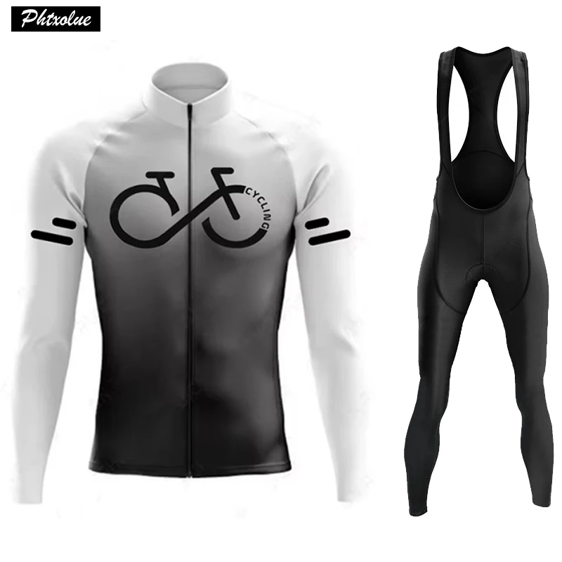 Long Sleeve Cycling Jerseys Set Men Bike Clothing Autumn Breathable Bicycle Mountain Clothes suit Maillot Ropa Ciclismo