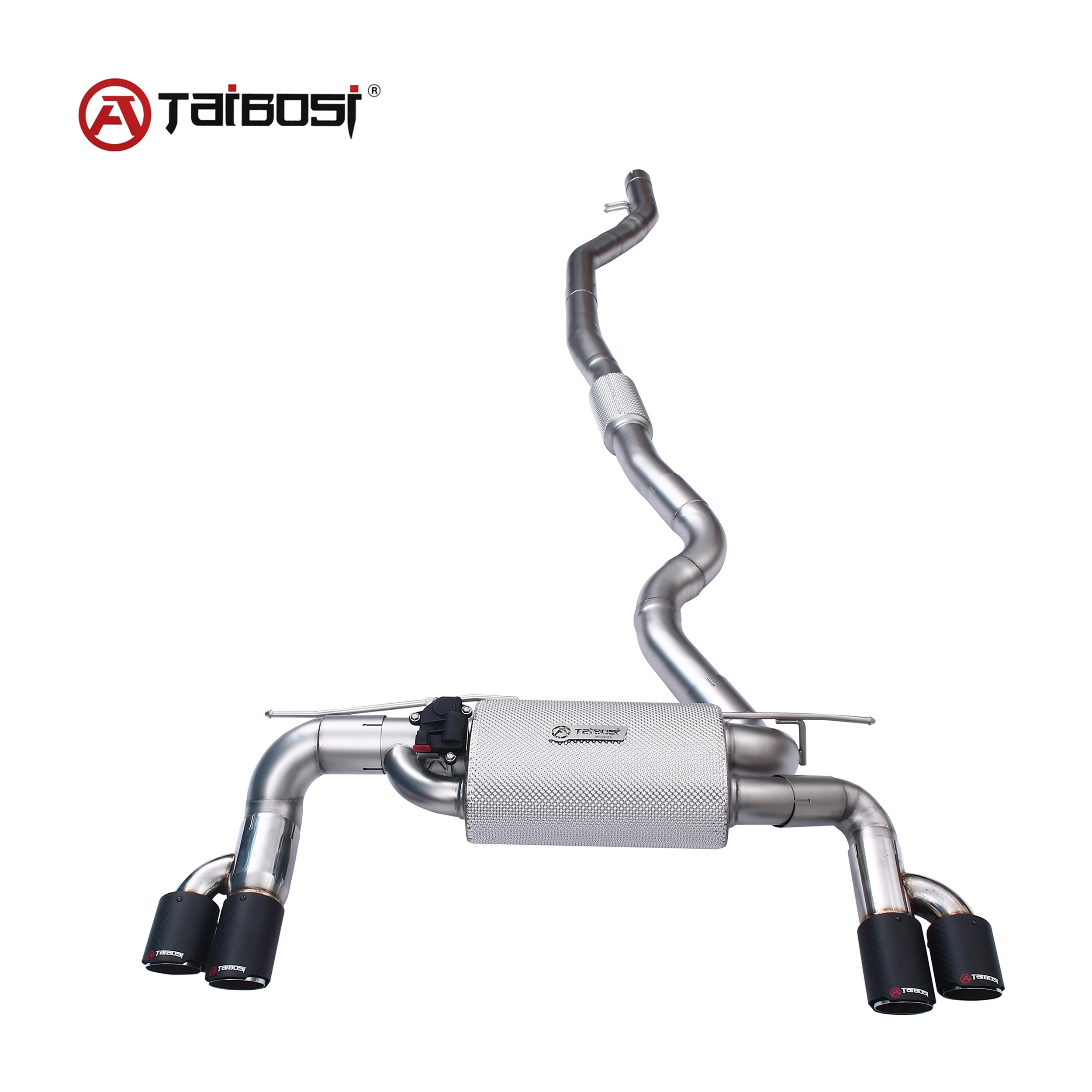 For BMW N20 F30 F35 Taibosi Performance Exhaust Catback Pipe Kit Car Muffler Vacuum Electric