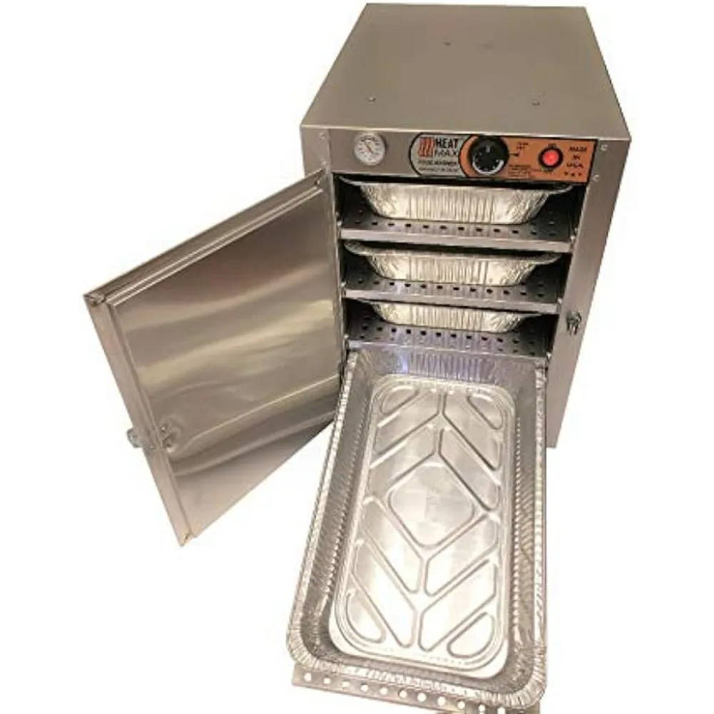 Party Catering Full Size 3.25" Tall Pans Hot Box Food Warmer, The Original and The Best, NSF/UL Certified Great