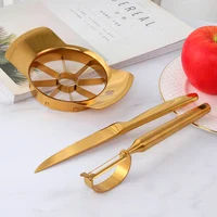 1/3PCS สแตนเลสสตีลผลไม้ผักเครื่องมือ Apple ตัดมีดผลไม้ Divider Melon แตงกวามันฝรั่งเครื่องตัดห้องครัว gadgets 1
