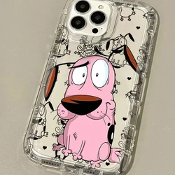 Anime Courage the Cowardly Dog Clear Silicone Case - Protective Cartoon Etui for S22 (1)
