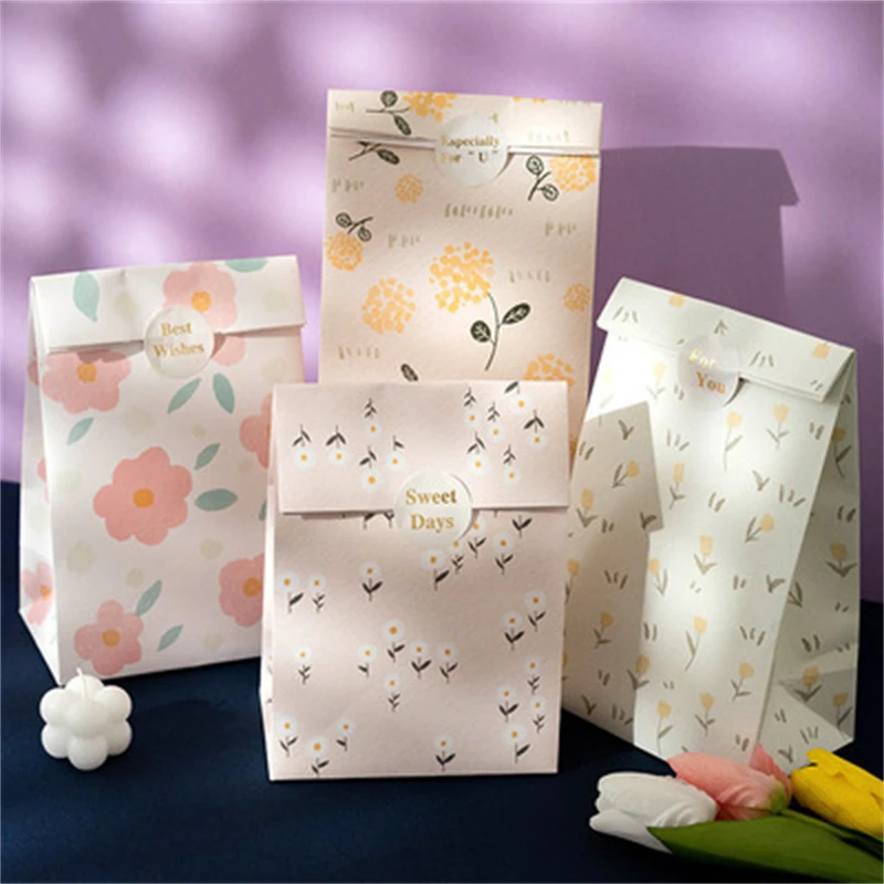 floral paper sweet bags